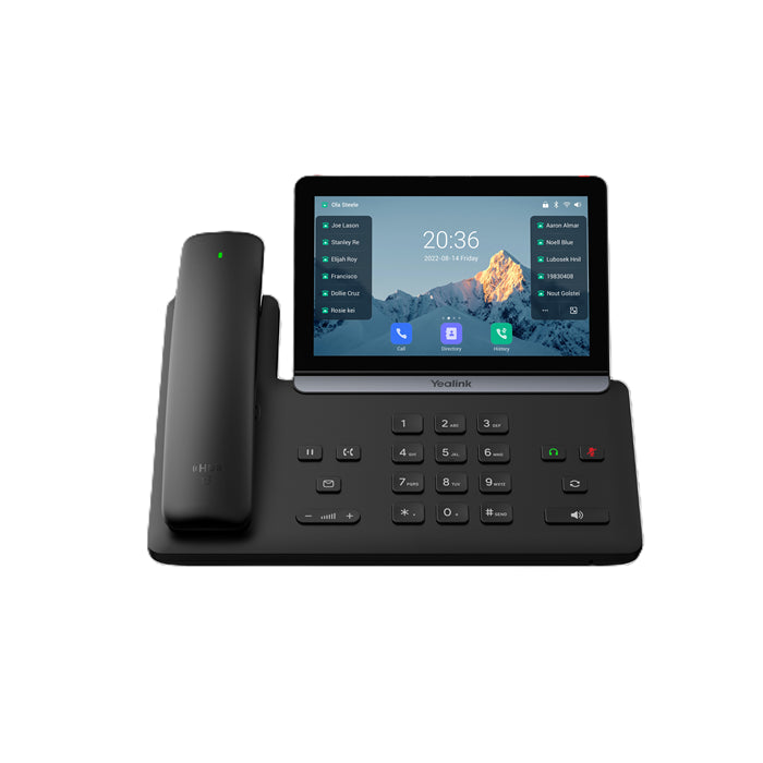Yealink SIP-T88W Pro IP Phone, 7' Touchscreen, Android 13, HD Voice, Bluetooth Handset, Wi-Fi 6, Dual USB, PoE Yealink SIP-T88W Pro IP Phone, 7' Touchscreen, Android 13, HD Voice, Bluetooth Handset, Wi-Fi 6, Dual USB, PoE